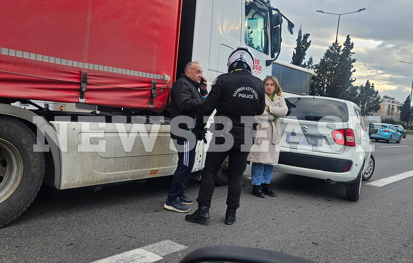Τροχαίο στην Αττική Οδό, μεγάλο μποτιλιάρισμα – Χάρτης με την κίνηση τώρα