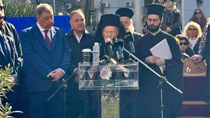 Πάρκο στη Θεσσαλονίκη μετονομάστηκε σε «Ίμβρου και Τενέδου» παρουσία του Οικουμενικού Πατριάρχη