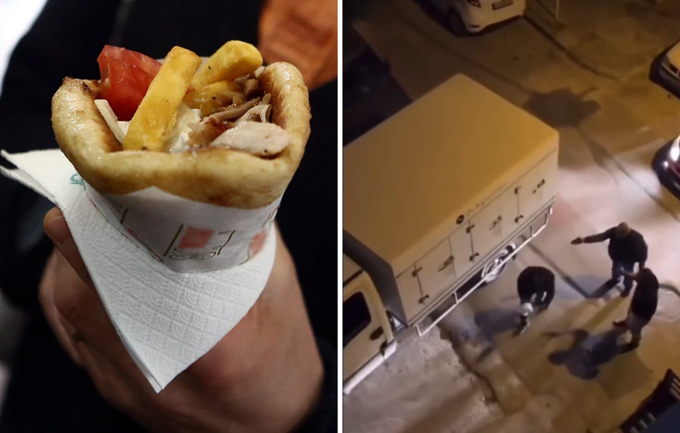 Απέκλεισε το δρόμο για σουβλάκια και απαίτησε εξηγήσεις: «Και τι να κάνω;» – Δείτε το βίντεο