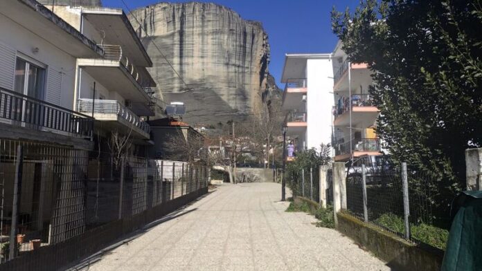 Δ.Μετεώρων: Προχωρά το έργο αναμόρφωσης στο κέντρο της Καλαμπάκας