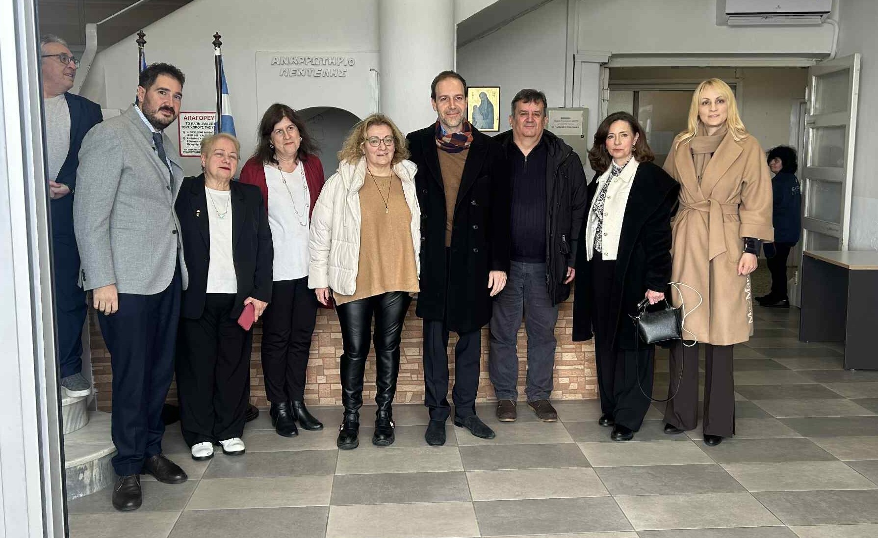 Η Δήμαρχος Πεντέλης στα εγκαίνια της καινούριας Μονάδας Φροντίδας Παιδιού