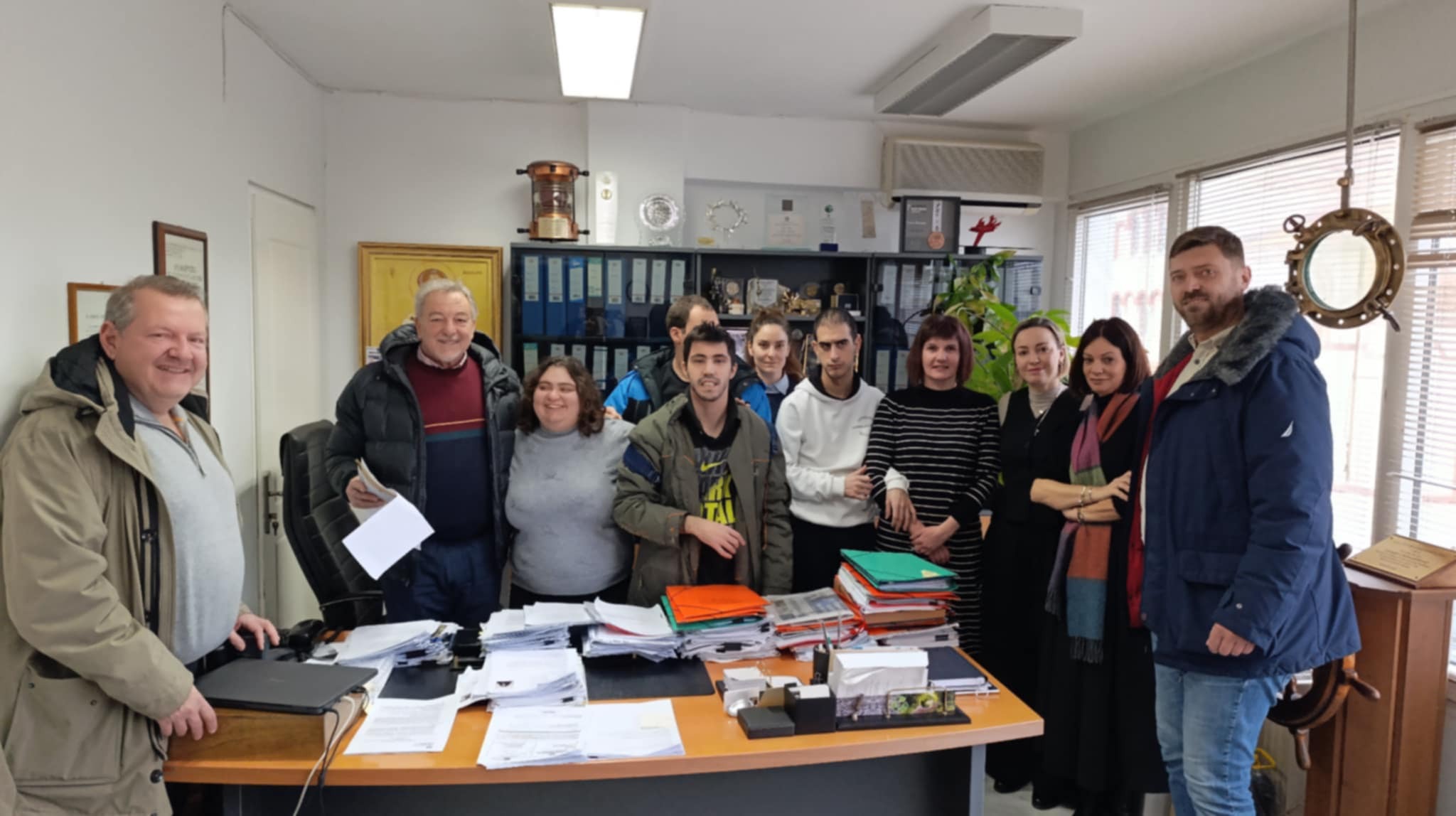 Συνάντηση Δημάρχου Θέρμης με μαθητές του ΕΚΕΚ ΑΜΕΑ Θεσσαλονίκης