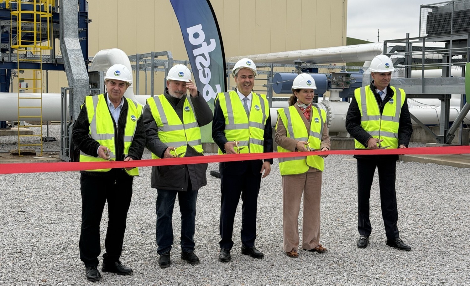 Ο Δήμαρχος Φαρσάλων στα εγκαίνια του καινούργιου Σταθμού Συμπίεσης Φυσικού Αερίου