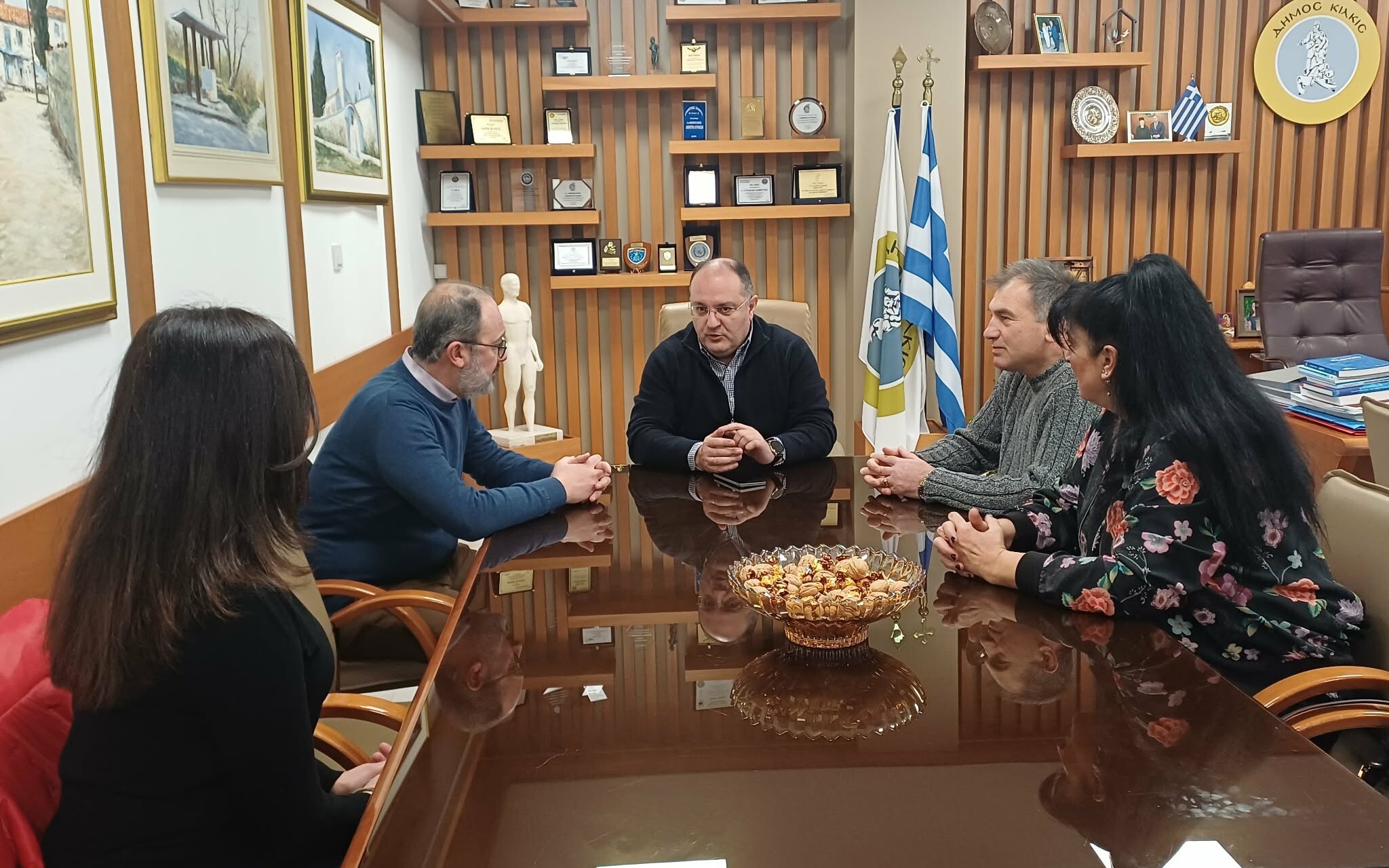 Συνάντηση Δημάρχου Κιλκίς με τον Σύλλογο Πολυτέκνων Οικογενειών