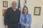 Συνάντηση Δημάρχου Βιάννου με την Επικεφαλής της Αποκεντρωμένης Διοίκησης Κρήτης