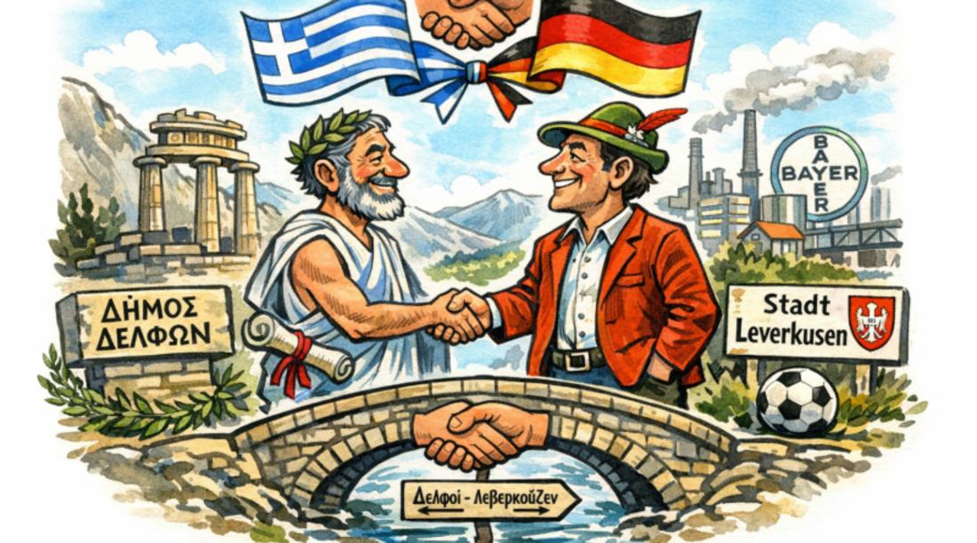 Ο Δήμος Δελφών ξεκινά τη διαδικασία αδελφοποίησης με το Δήμο Λεβερκούζεν
