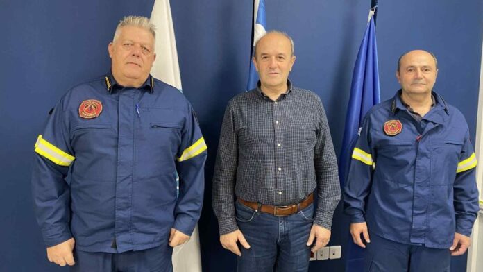 Συνάντηση Δημάρχου Ιεράπετρας με την καινούργια ηγεσία της Π.Υ. στο Νομό Λασιθίου