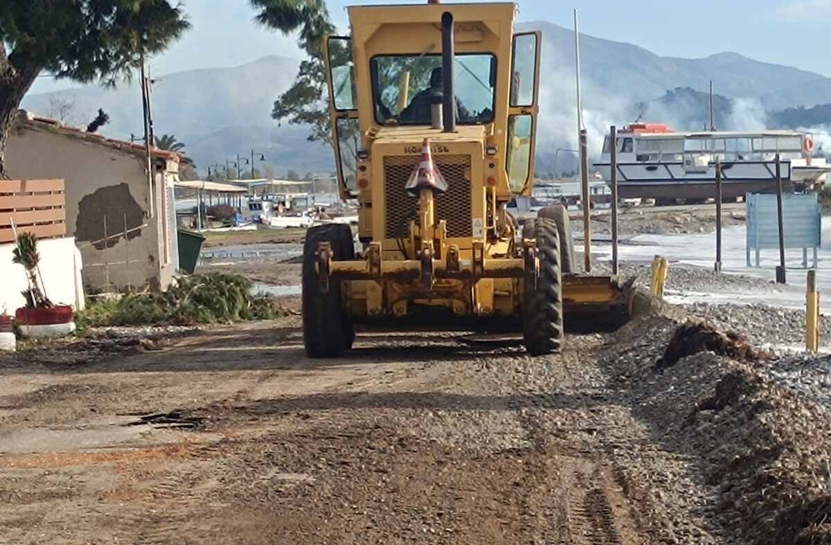Παρέμβαση του Δ.Άργους-Μυκηνών στο Τημένιο λόγω θαλάσσιας υπερχείλισης