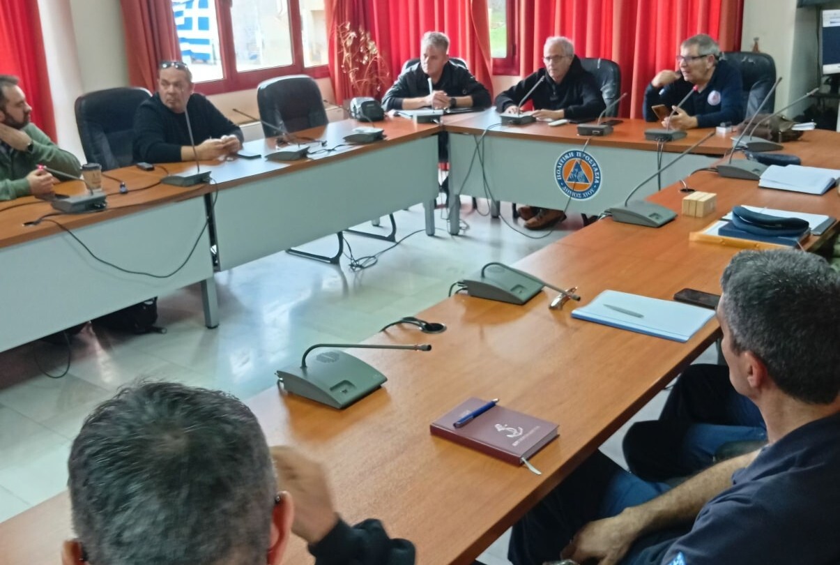 Έκτακτη σύσκεψη του Συντονιστικού Οργάνου Πολιτικής Προστασίας στη Χίο