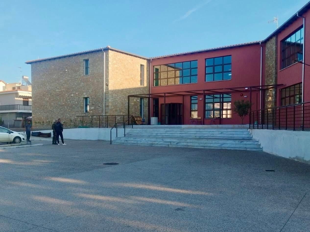 Το νέο κτίριο του Αριστοτέλειου Γενικού Λυκείου Ιερισσού υποδέχεται μαθητές