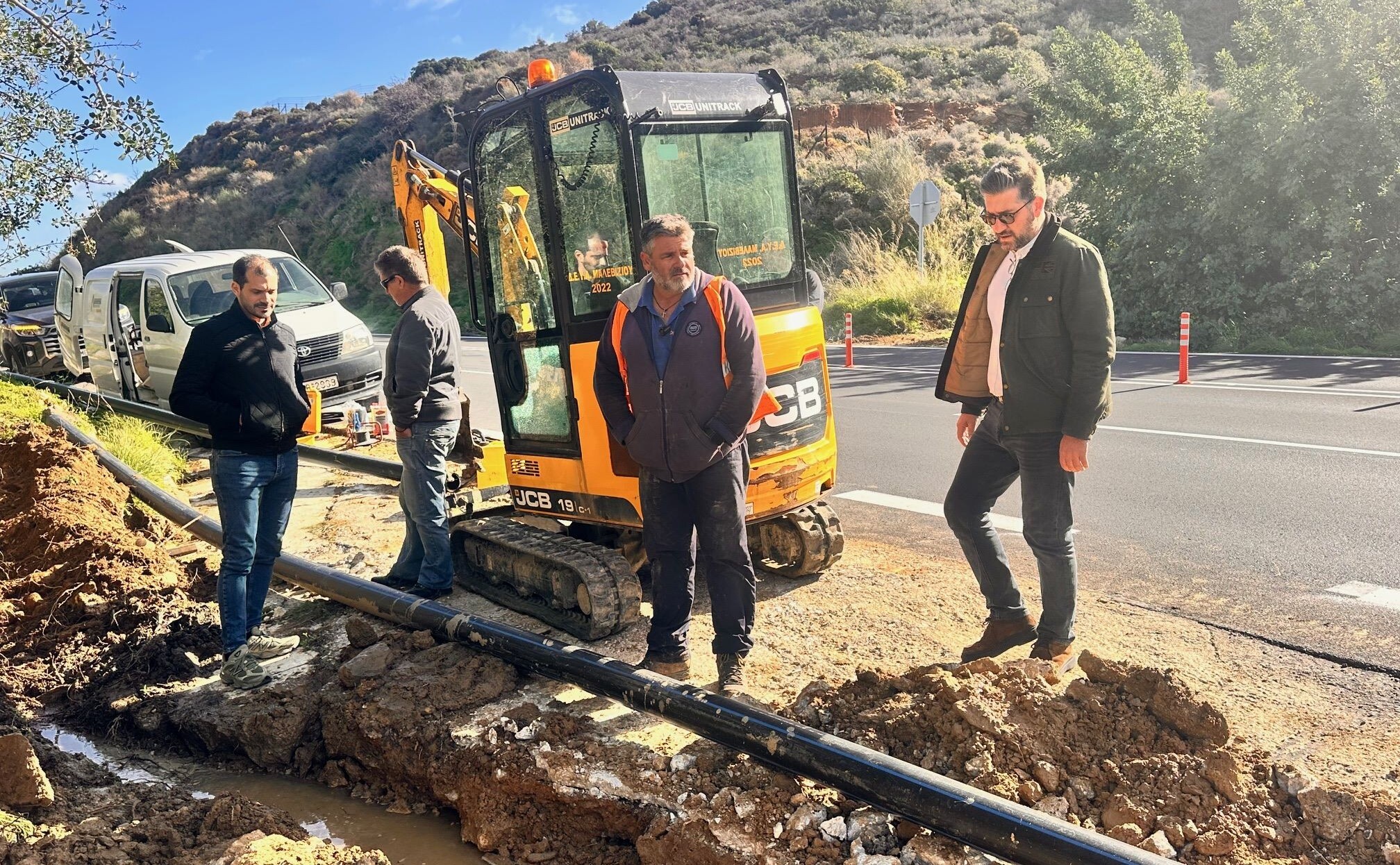 Καινούργιος αγωγός για την παροχή νερού στην Αγία Πελαγία από τη ΔΕΥΑ Μαλεβιζίου