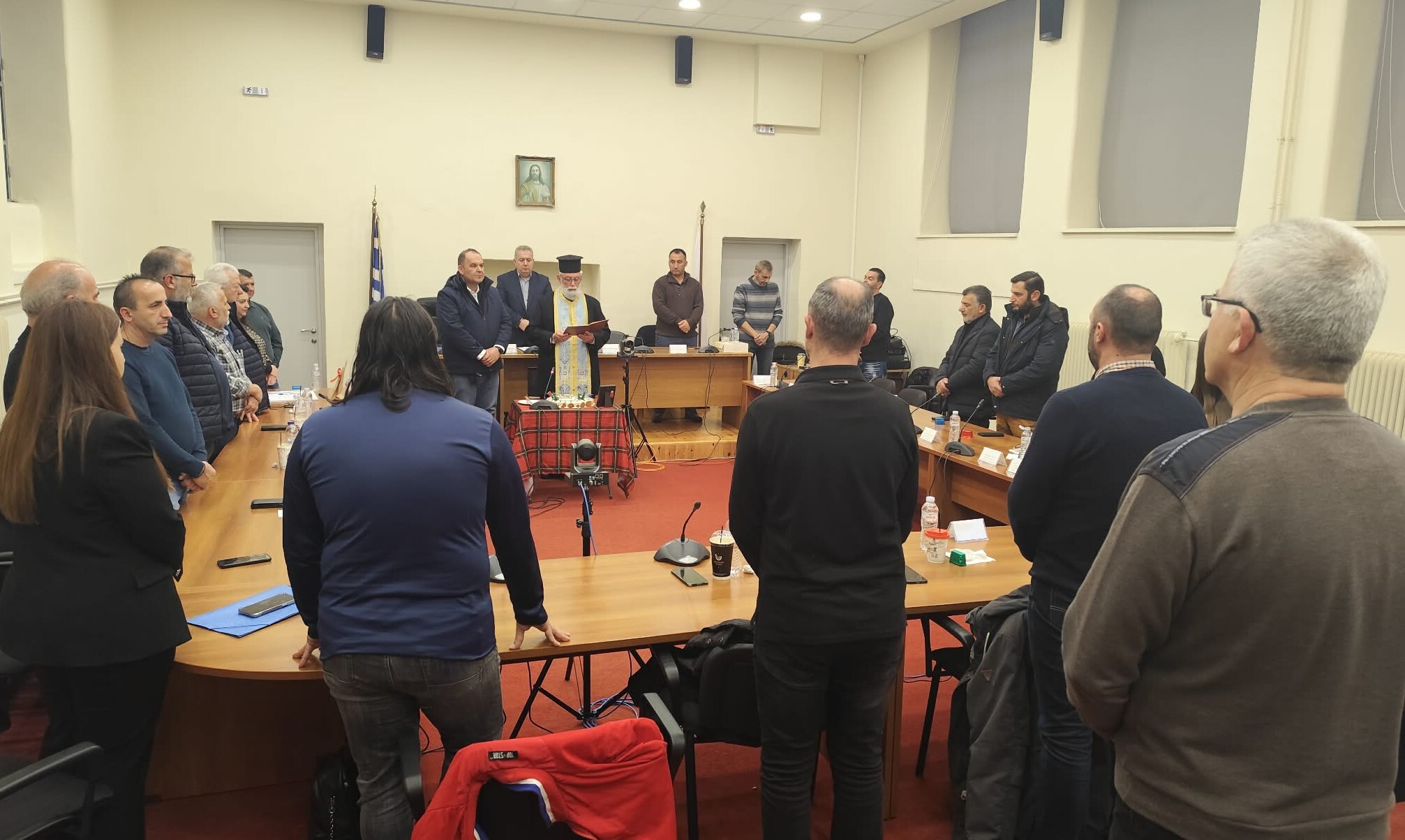 Το Δ.Σ. Γορτυνίας έκοψε την Πρωτοχρονιάτικη βασιλόπιτα του