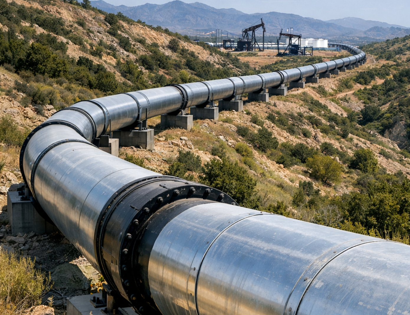 «Κάθετος διάδρομος» και στο πετρέλαιο: Σε λειτουργία μετά από 13 χρόνια ο αγωγός Θεσσαλονίκης – Βόρειας Μακεδονίας