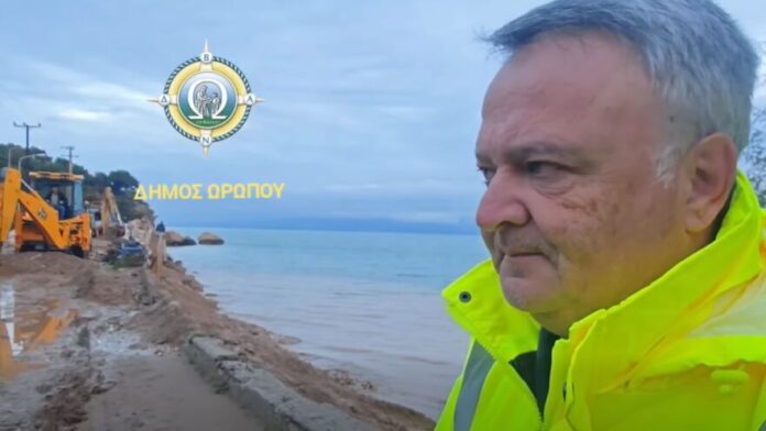 Γ.Γιασημάκης: «Κορυφαία προτεραιότητα η ανάπτυξη του παραλιακού μετώπου του Ωρωπού»