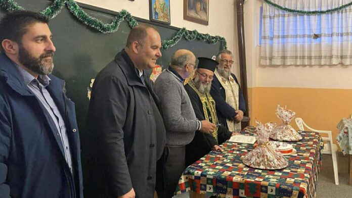 Ο Δήμαρχος Γορτυνίας στην εκδήλωση κοπής βασιλόπιτας του Εξωραϊστικού Συλλόγου Βυζικίου