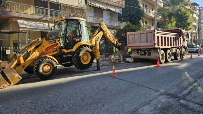 Άρχισε η αναμόρφωση πεζοδρομίων στον Δήμο Ηρακλείου Αττικής
