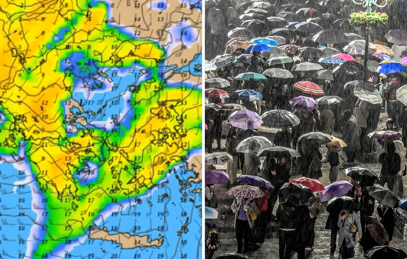 Καταιγίδες, βροχές και χιόνια: Οι συνεχείς κακοκαιρίες σύμφωνα με τον Θοδωρή Κολυδά