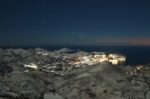 Μαγευτική εικόνα από τη χιονισμένη Μύρινα της Λήμνου – Στα λευκά «στολίστηκε» το νησί