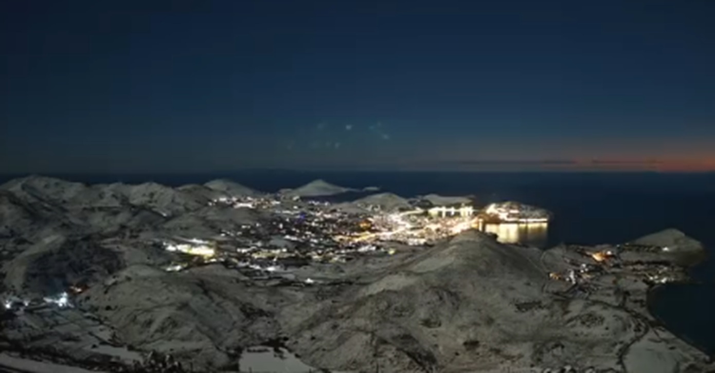 Μαγευτική εικόνα από τη χιονισμένη Μύρινα της Λήμνου – Στα λευκά «στολίστηκε» το νησί