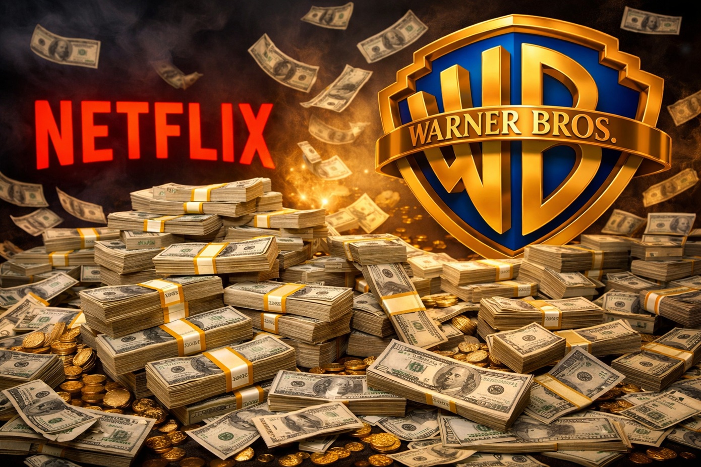 Το Netflix σκοπεύει να επενδύσει 83 δισ. δολάρια σε μετρητά για να εξασφαλίσει τη συμφωνία με τη Warner Bros