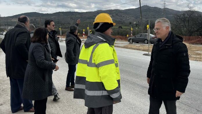 Επιθεώρηση Περιφερειάρχη Πελοποννήσου σε οδικές υποδομές της Π.Ε. Κορινθίας