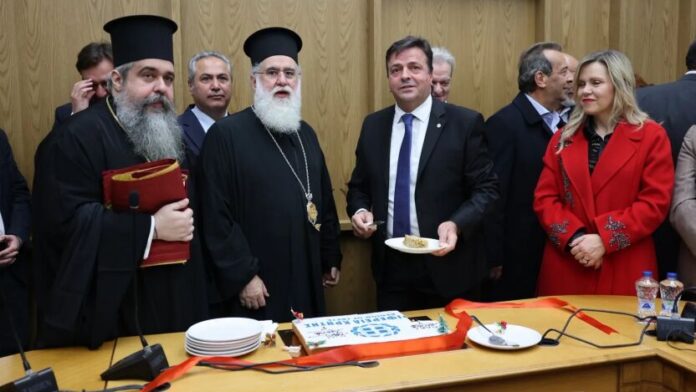 Κοπή βασιλόπιτας στην Περιφερειακή Ενότητα Ηρακλείου