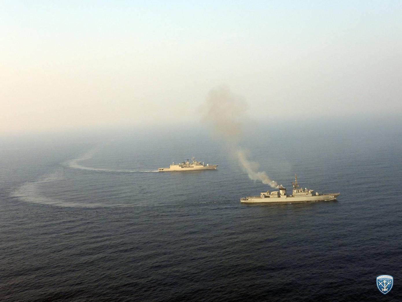 Κοινή εκπαίδευση της φρεγάτας «Ύδρα» με το πολεμικό πλοίο Al Taif του Σαουδαραβικού Ναυτικού