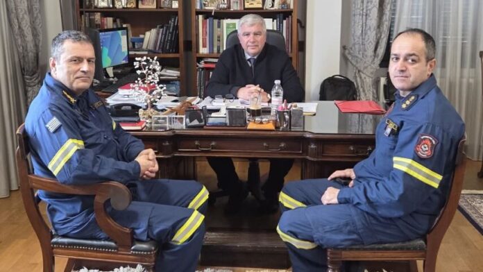 Συνάντηση Δημάρχου με τον καινούργιο Διοικητή Π.Υ. Πρέβεζας