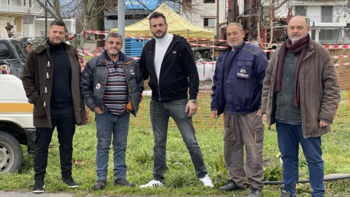 Ξεκίνησαν οι εργασίες για καινούρια γεώτρηση ύδρευσης στον Αμπελώνα Τυρνάβου