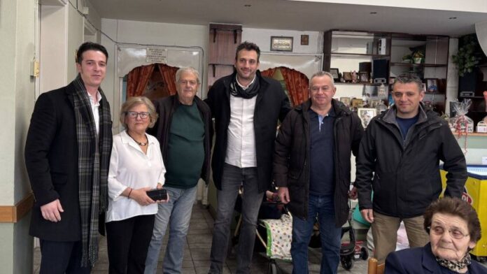 Ο Δήμαρχος Τυρνάβου επισκέπτεται τον Αμπελώνα
