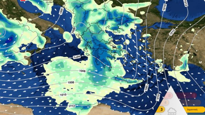 Οι χάρτες της επερχόμενης κακοκαιρίας, πότε πλήττει την Αττική – Η προειδοποίηση της ΕΜΥ