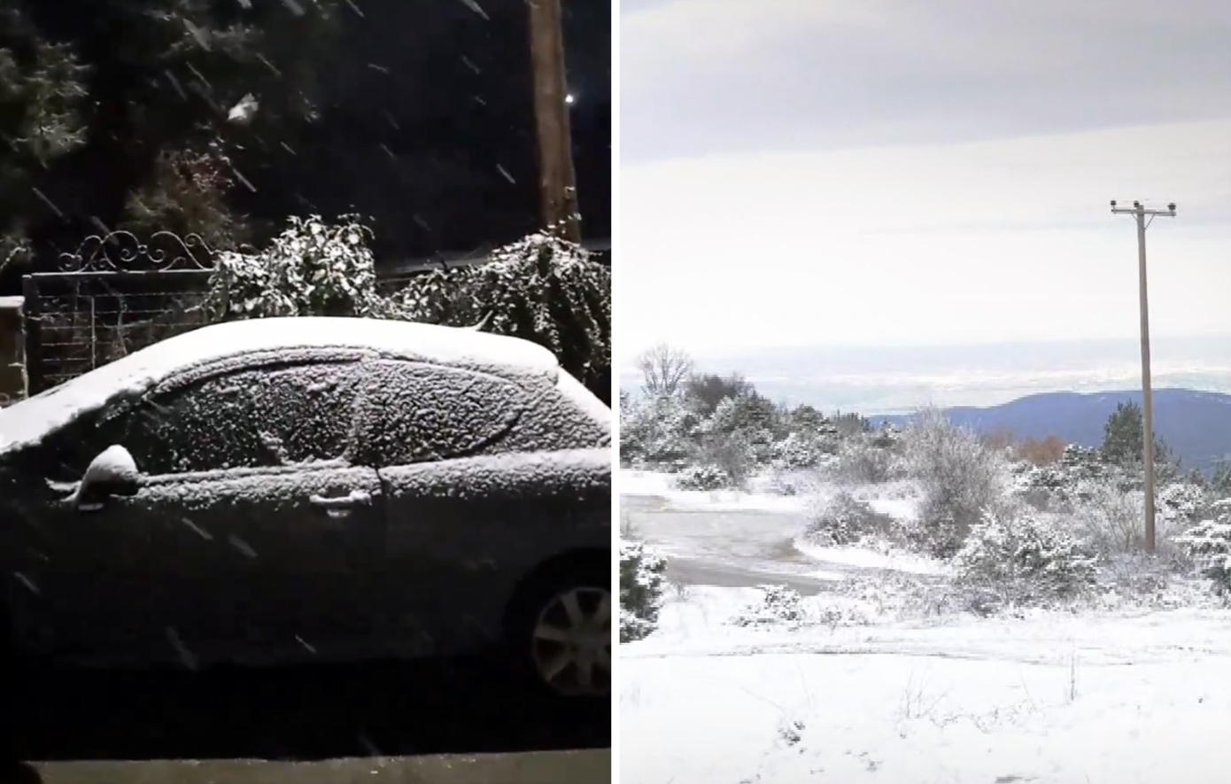Χιονισμένα τα ορεινά της Θεσσαλονίκης από τις σφοδρές χιονοπτώσεις – Κλειστά σχολεία σε πολλές περιοχές λόγω παγετού