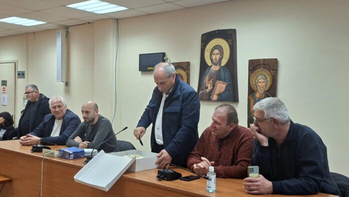 Ο δήμαρχος Πύδνας – Κολινδρού στην εκδήλωση κοπής πίτας των δημοτικών υπαλλήλων