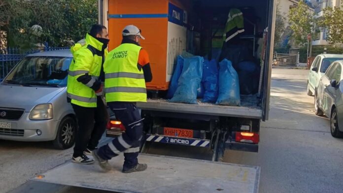 Δ. Αλίμου: Συγκέντρωσε 7,2 τόνους μπάζα από 30 σημεία παράνομης απόθεσης-εγκατάλειψης