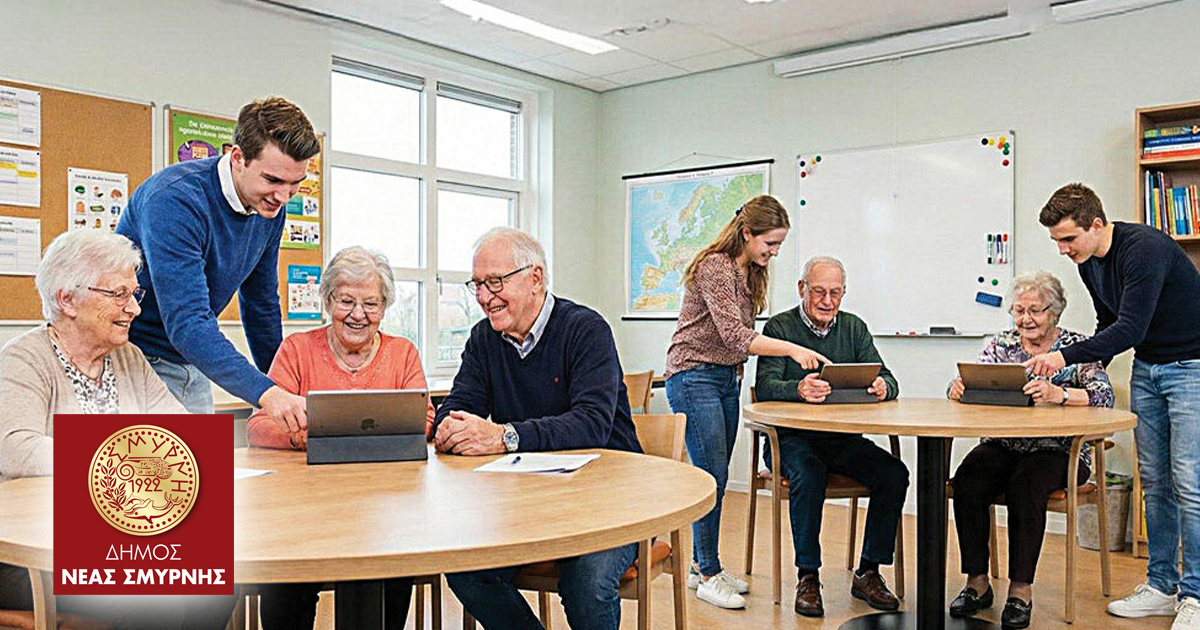 Δ. Νέας Σμύρνης: Ψηφιακή μάθηση για ηλικιωμένους