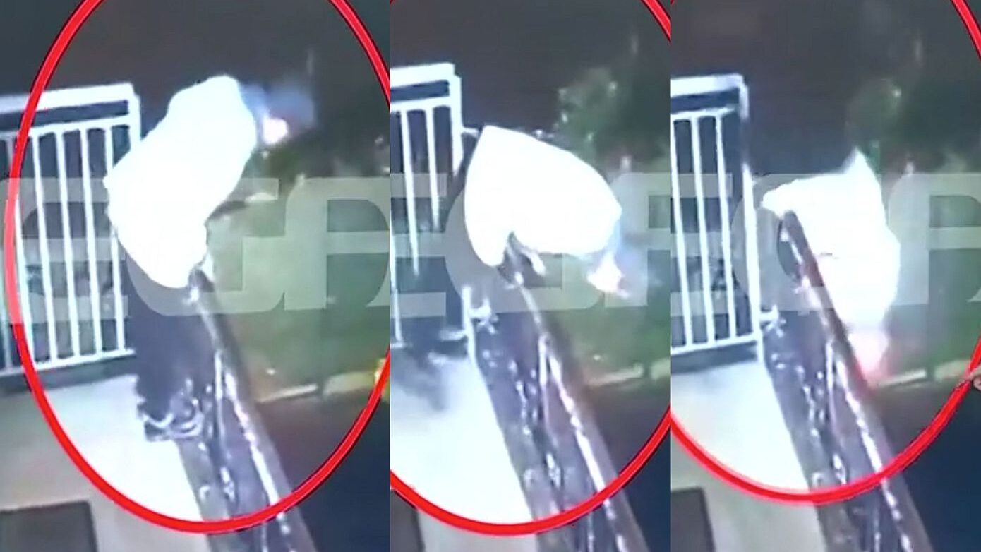 Άνδρας έπεσε από το μπαλκόνι αναζητώντας τον σκύλο του – Δείτε το βίντεο