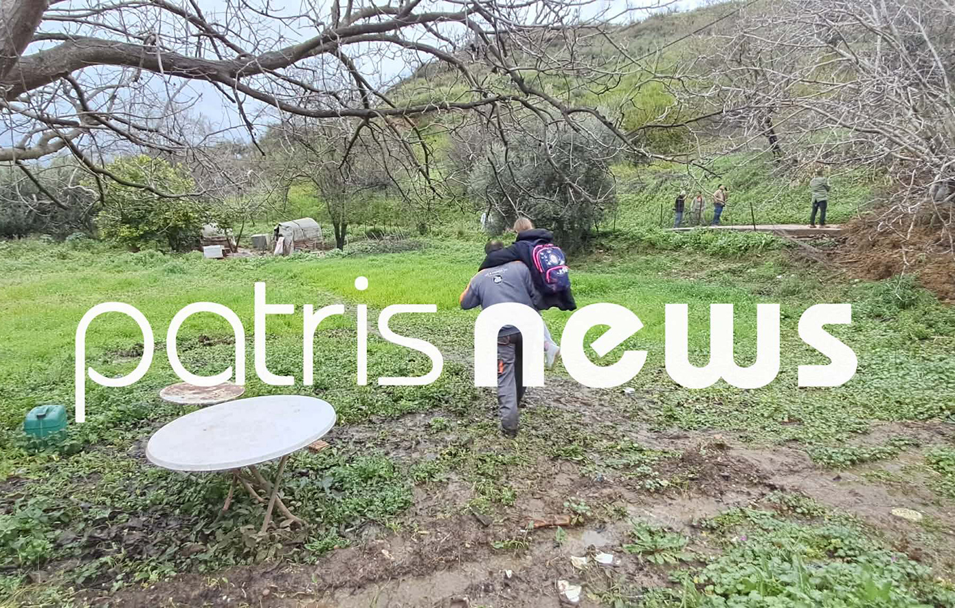 Διχοτομήθηκε το Μαζαράκι στην Ηλεία: Αποκλεισμένοι οικισμοί – Οι κάτοικοι μεταφέρουν τα παιδιά στους ώμους