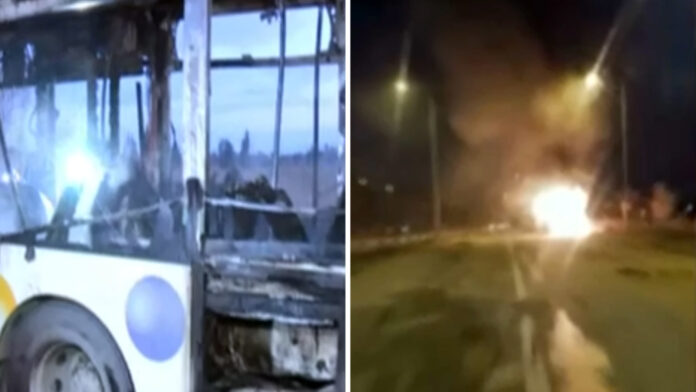 Πυρκαγιά σε λεωφορείο του ΟΑΣΘ στη Σίδνο – Συναγερμός στην Πυροσβεστική Υπηρεσία