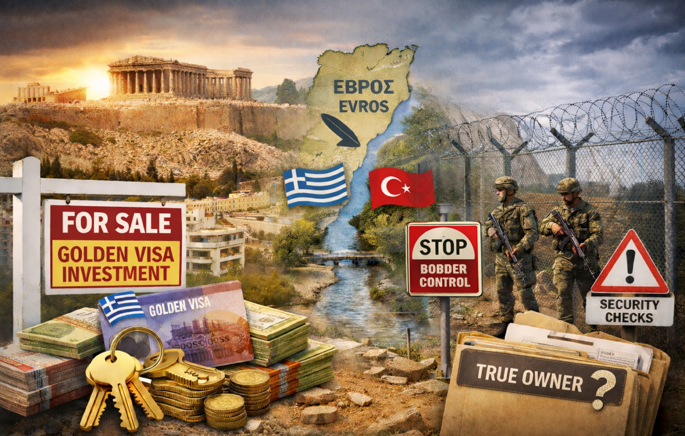 Από τη χρυσή βίζα στον Έβρο: Τι αναφέρουν στην Τουρκία για το real estate μέσω Βουλγαρίας στην Ελλάδα