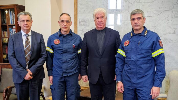Περιφέρεια Ιονίων Νήσων: Συνάντηση Γ. Τρεπεκλή με τους νέους αρχηγούς της Πυροσβεστικής Υπηρεσίας