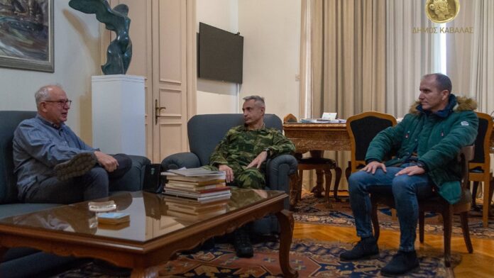 Συνάντηση Δημάρχου Καβάλας με τον καινούργιο Διοικητή της ΧΧ ΤΘ Μεραρχίας