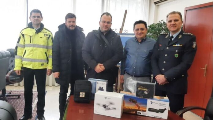 Παράδοση νέου εξοπλισμού στην Αστ. Διεύθυνση Πέλλας από τον δήμο Έδεσσας