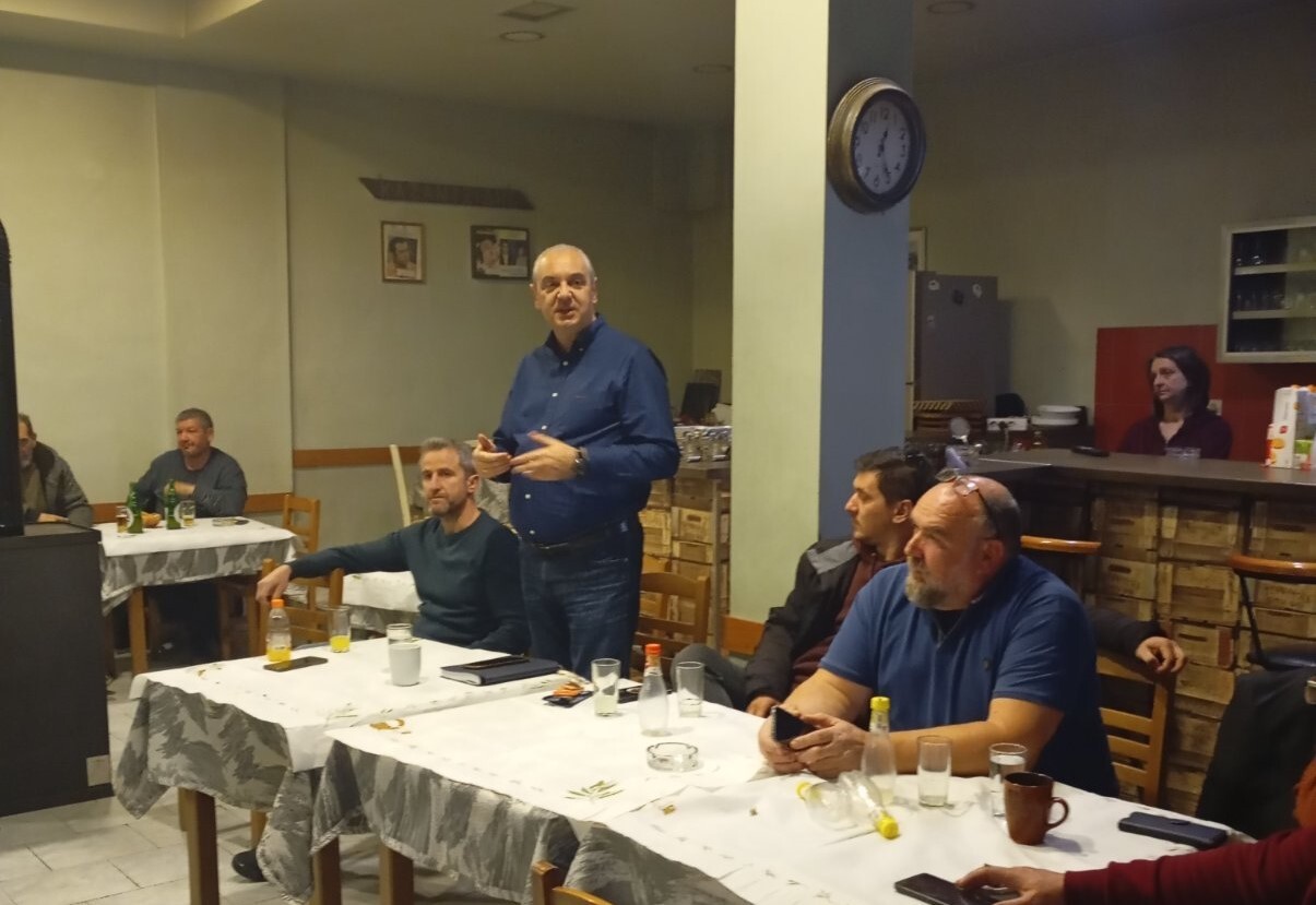 Περιοδεία δημάρχου Ελασσόνας στην Κοινότητα Ευαγγελισμού