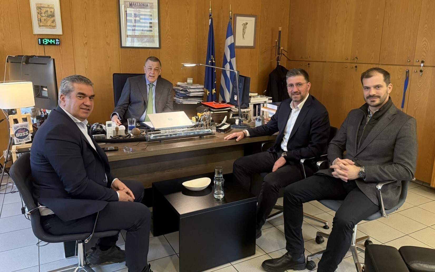 Σύσκεψη δημάρχου Μαλεβιζίου με την κορυφή του Υπουργείου Υποδομών