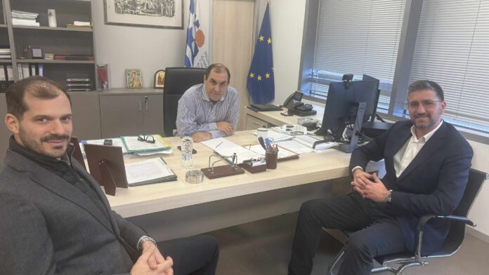 Σύσκεψη δημάρχου Μαλεβιζίου με τον Υφυπουργό Πολιτικής Άμυνας