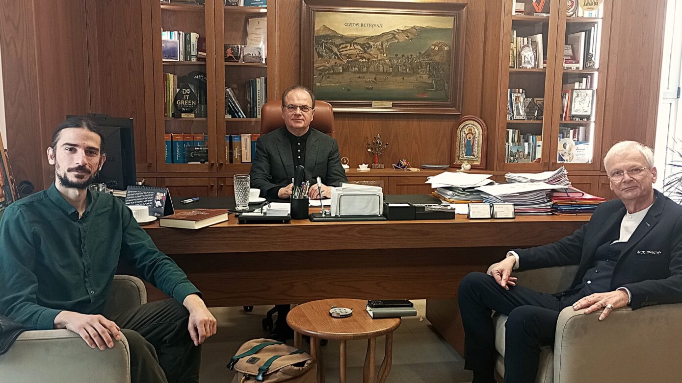 Συνάντηση δημάρχου Ρεθύμνου με τον Καλλιτεχνικό Διευθυντή του ΔΗ.ΠΕ.ΘΕ.Κ.