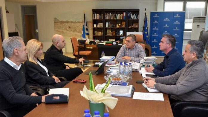 Σύσκεψη Περιφερειάρχη Θεσσαλίας με κλιμάκιο του MED-OHC