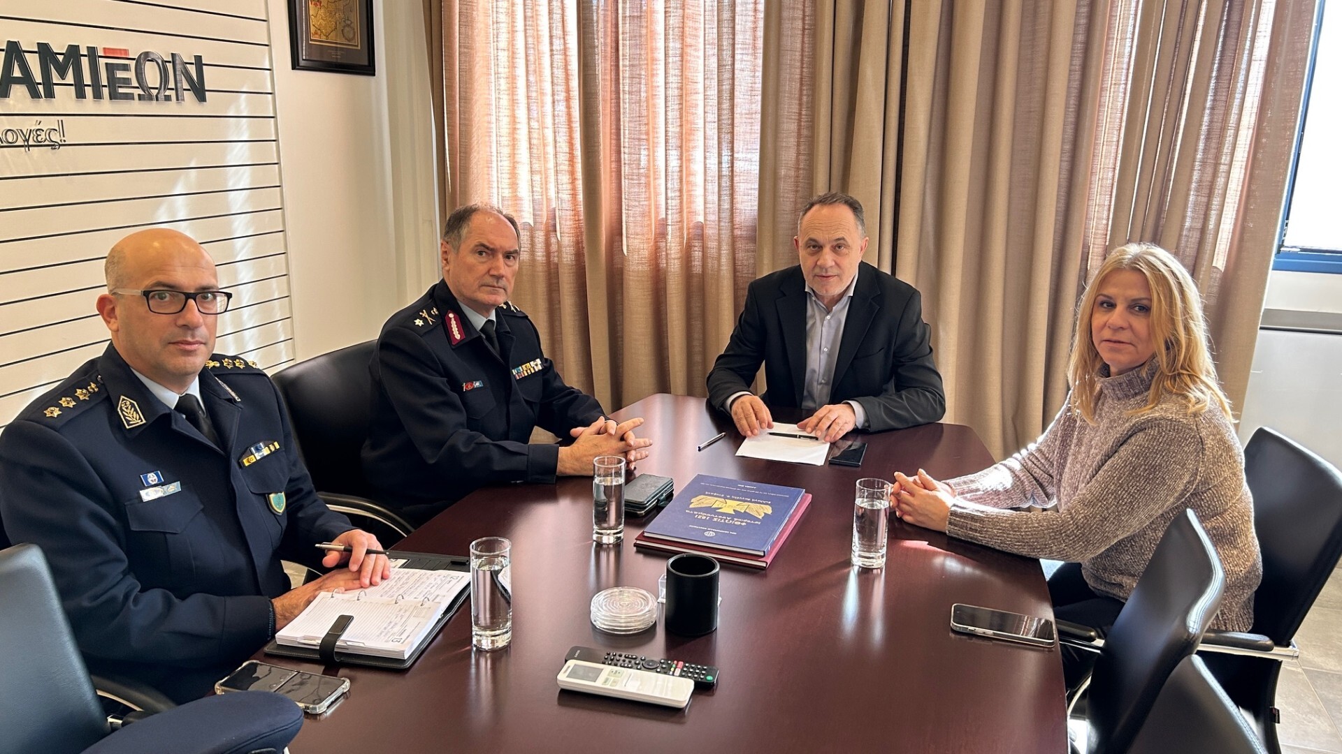 Συνάντηση Δημάρχου Λαμιέων με τον νέο Γενικό Περιφερειακό Αστυνομικό Διευθυντή Στερεάς Ελλάδας