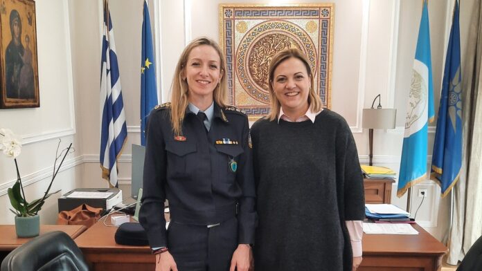 Συνάντηση της Δημάρχου Σερρών με την καινούργια Αστυνομική Διευθύντρια