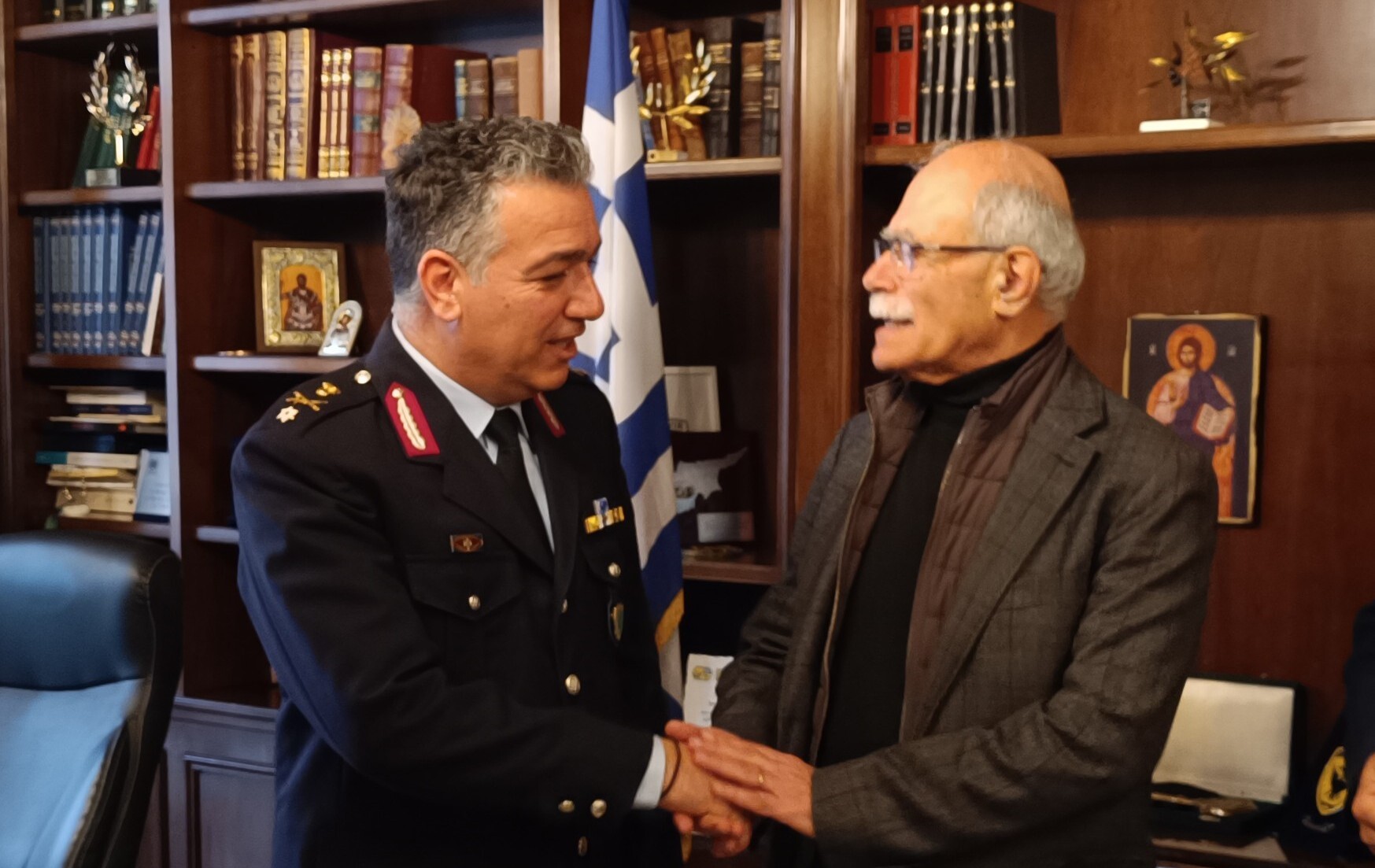 Συνάντηση του νέου Αστυνομικού Διευθυντή Ηλείας με τον Δήμαρχο Πύργου